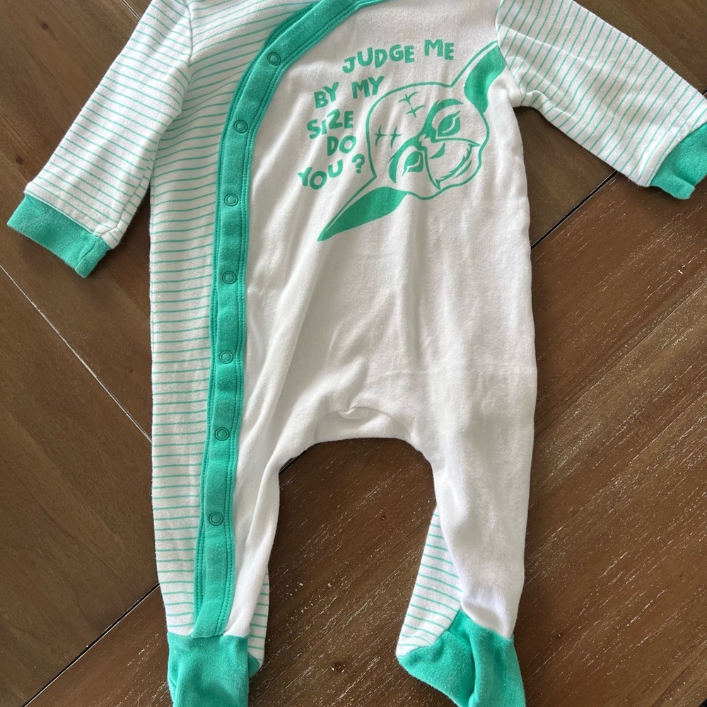 Yoda Star Wars Footie - 6-9M